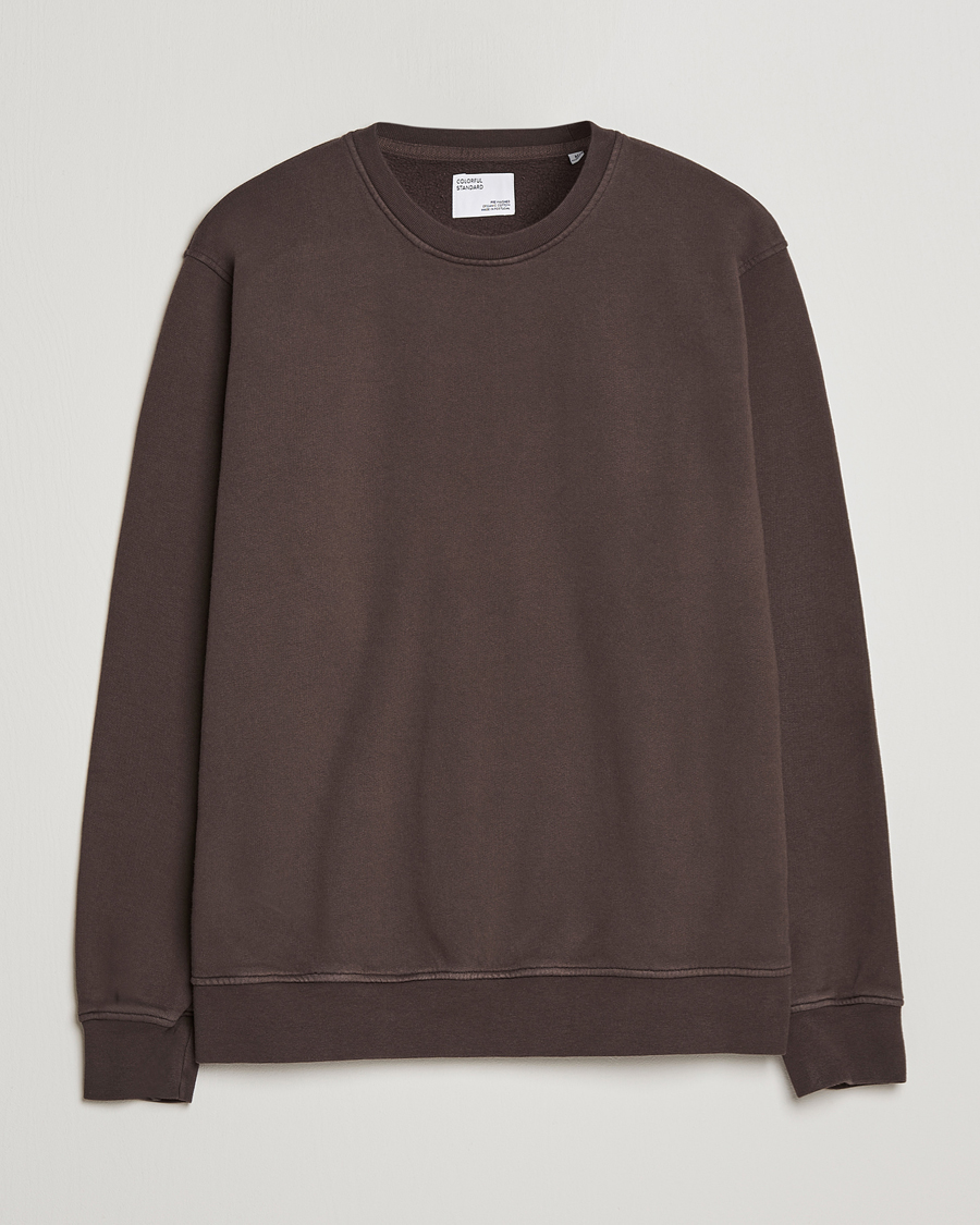 Mies | Puserot | Colorful Standard | Classic Organic Crew Neck Sweat Coffee Brown