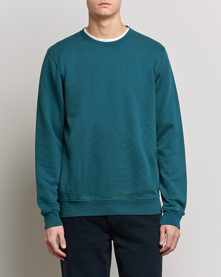 Mies | Colorful Standard | Colorful Standard | Classic Organic Crew Neck Sweat Ocean Green