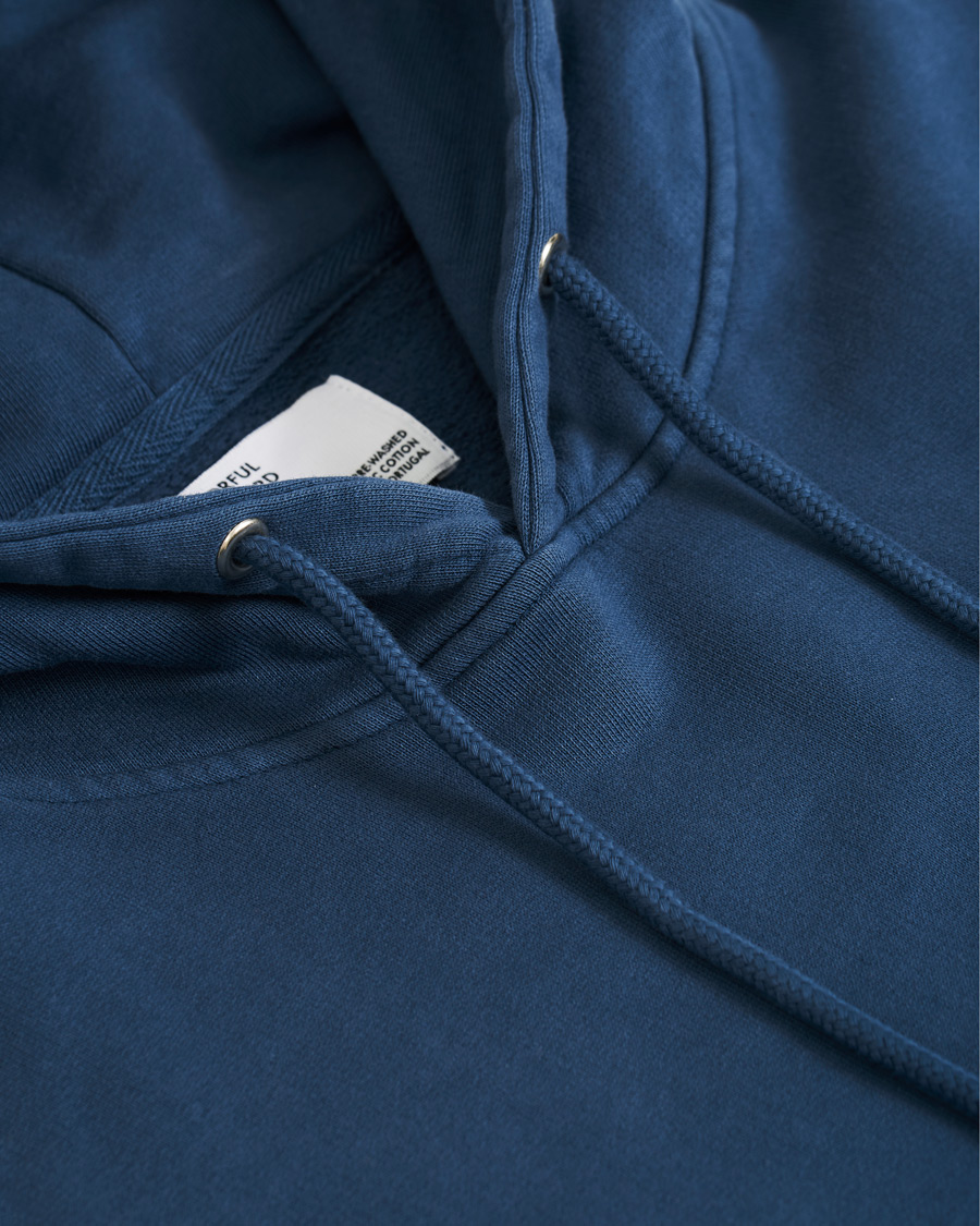 Mies | Puserot | Colorful Standard | Classic Organic Hood Petrol Blue