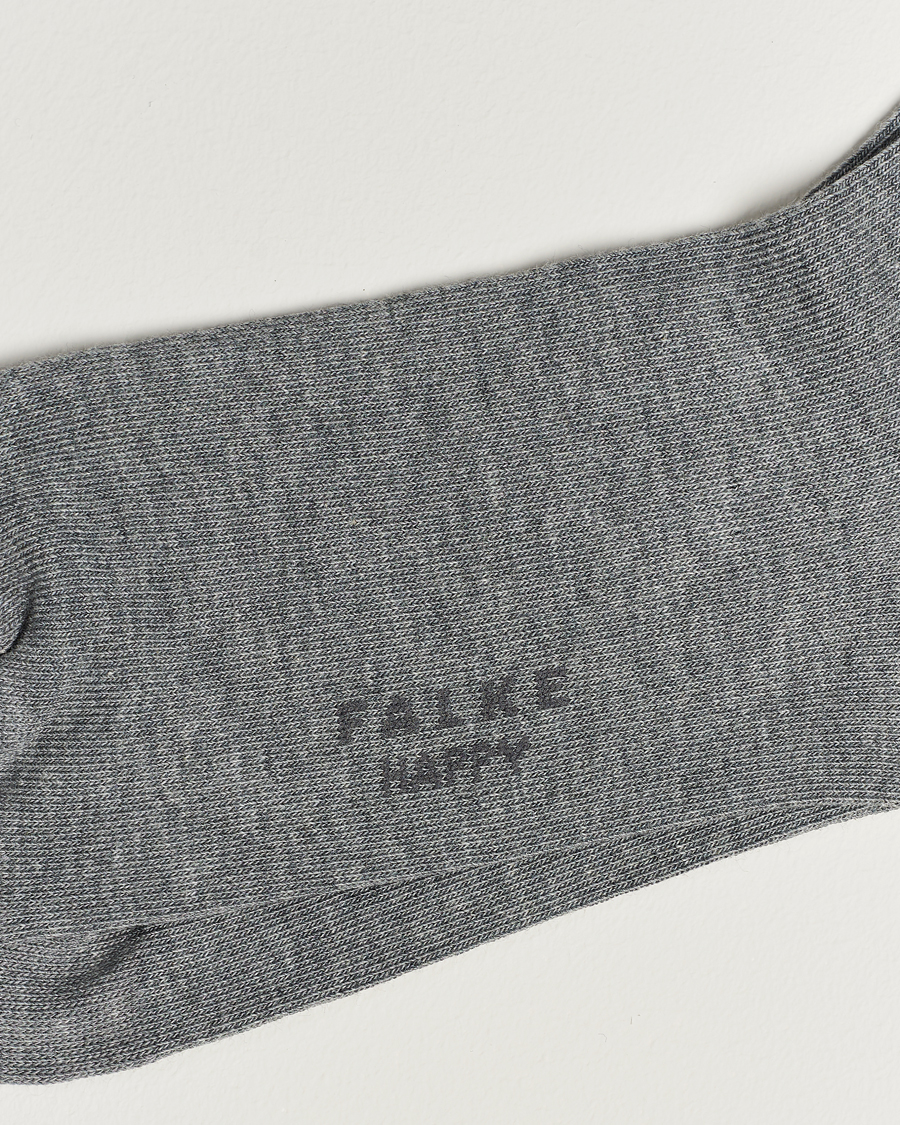 Mies | Alusvaatteet | Falke | Happy 2-Pack Cotton Socks Light Grey