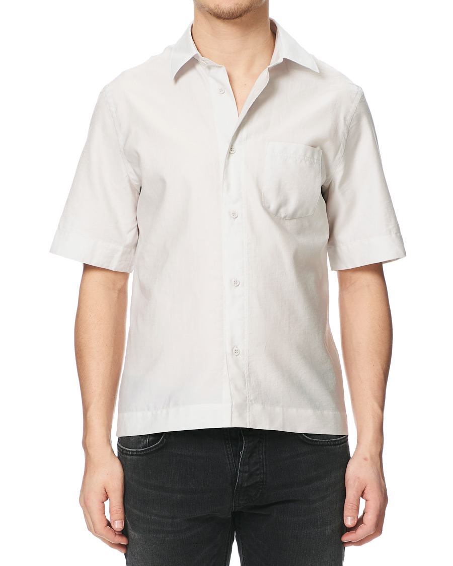 Mies | Kauluspaidat | Filippa K | Owen Short Sleeve Shirt Sterling Grey