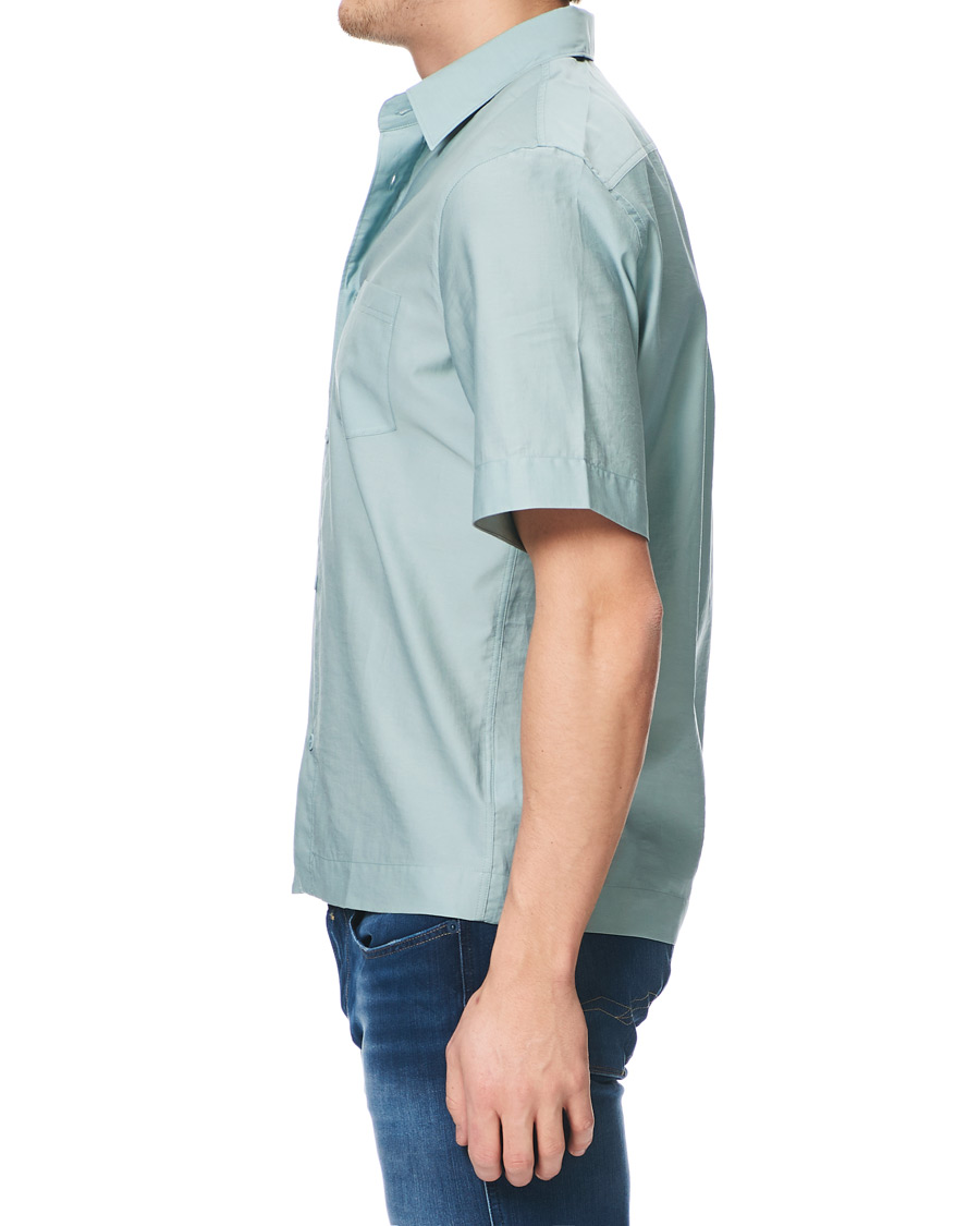 Mies | Kauluspaidat | Filippa K | Owen Short Sleeve Shirt Mint Powder