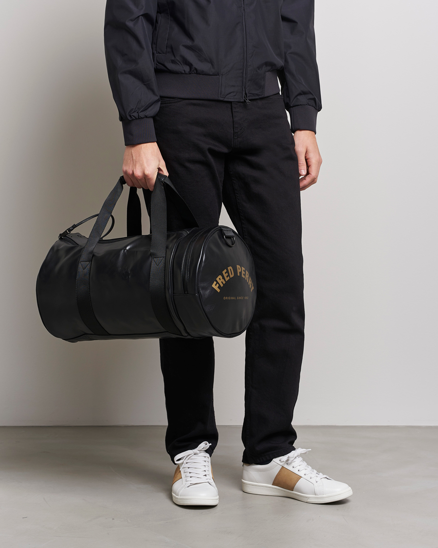 Mies | Fred Perry | Fred Perry | Tonal Barrel Bag Black