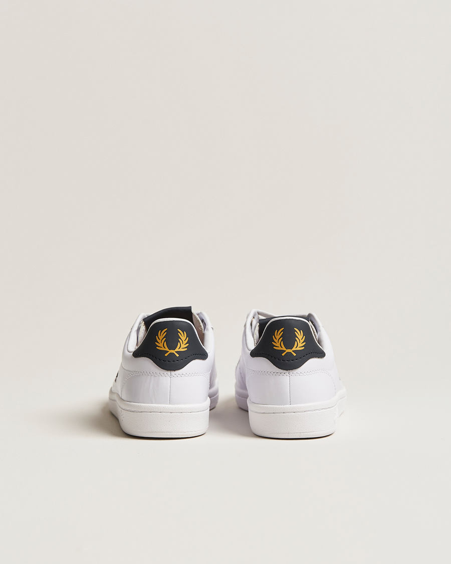 Mies | Tennarit | Fred Perry | B721 Leather Sneakers White/Navy