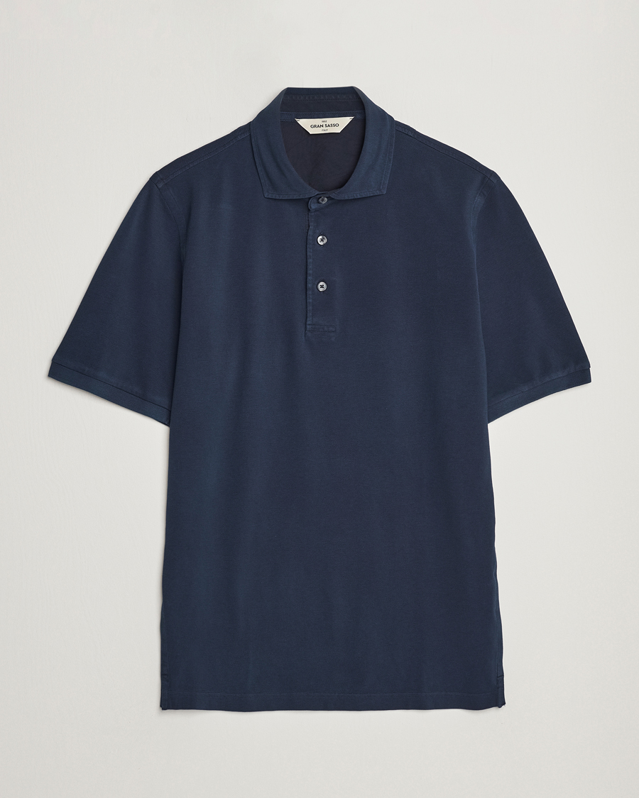 Mies | Pikeet | Gran Sasso | Washed Polo Navy