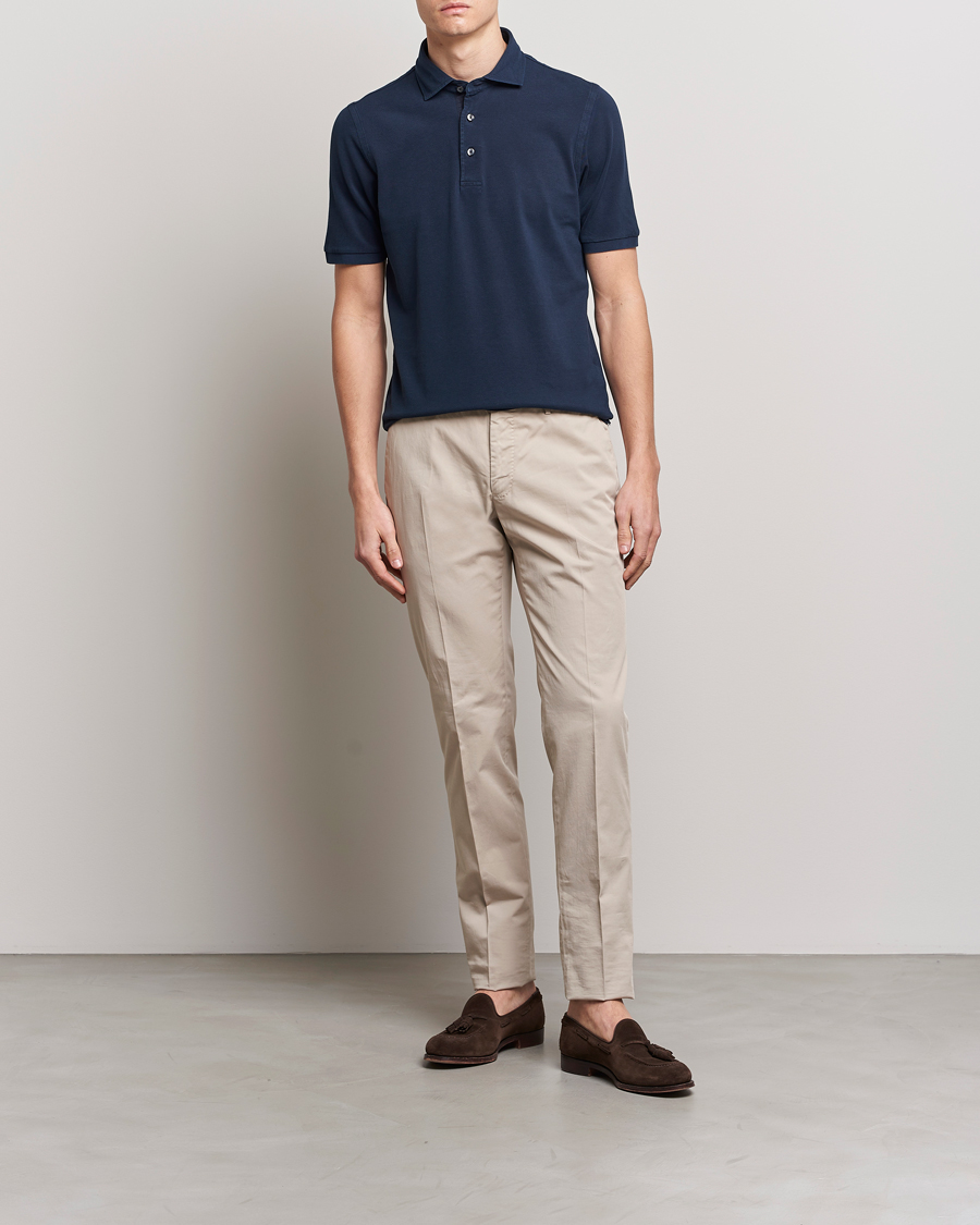 Mies | Pikeet | Gran Sasso | Washed Polo Navy