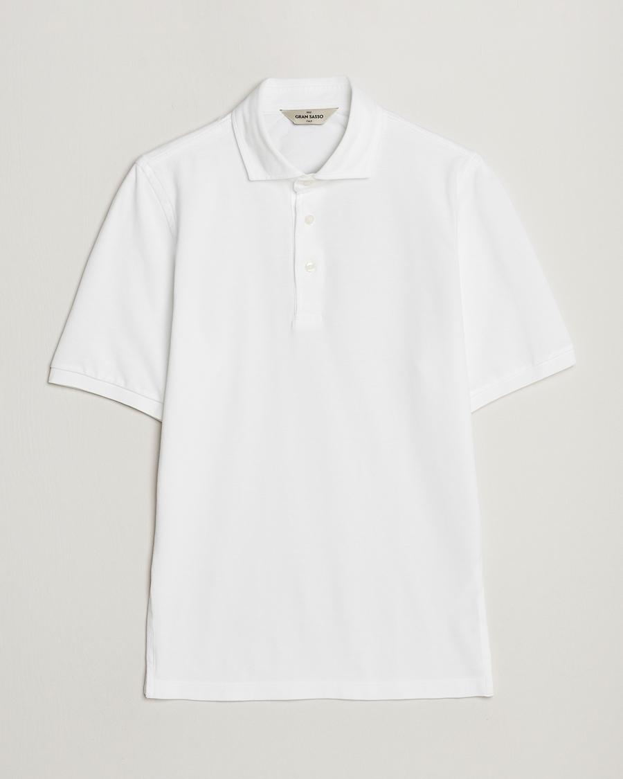 Mies | Pikeet | Gran Sasso | Washed Polo White