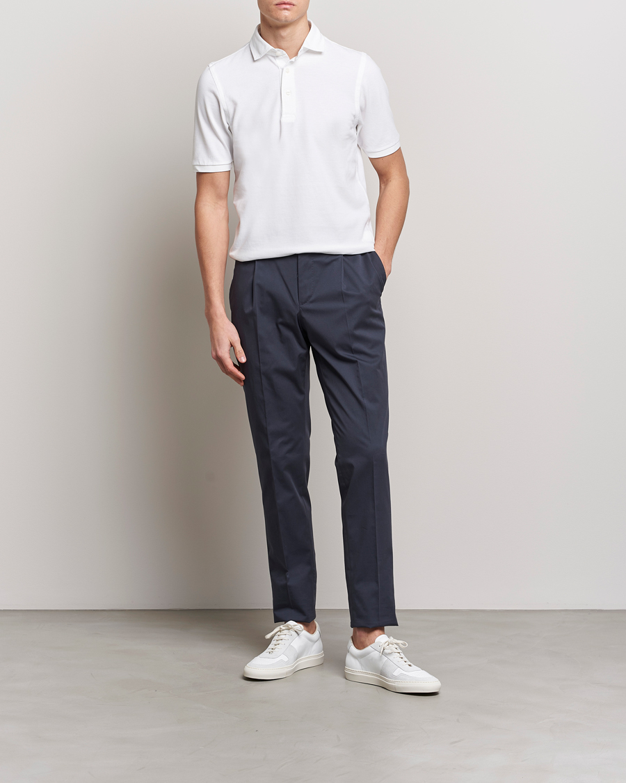 Mies | Pikeet | Gran Sasso | Washed Polo White
