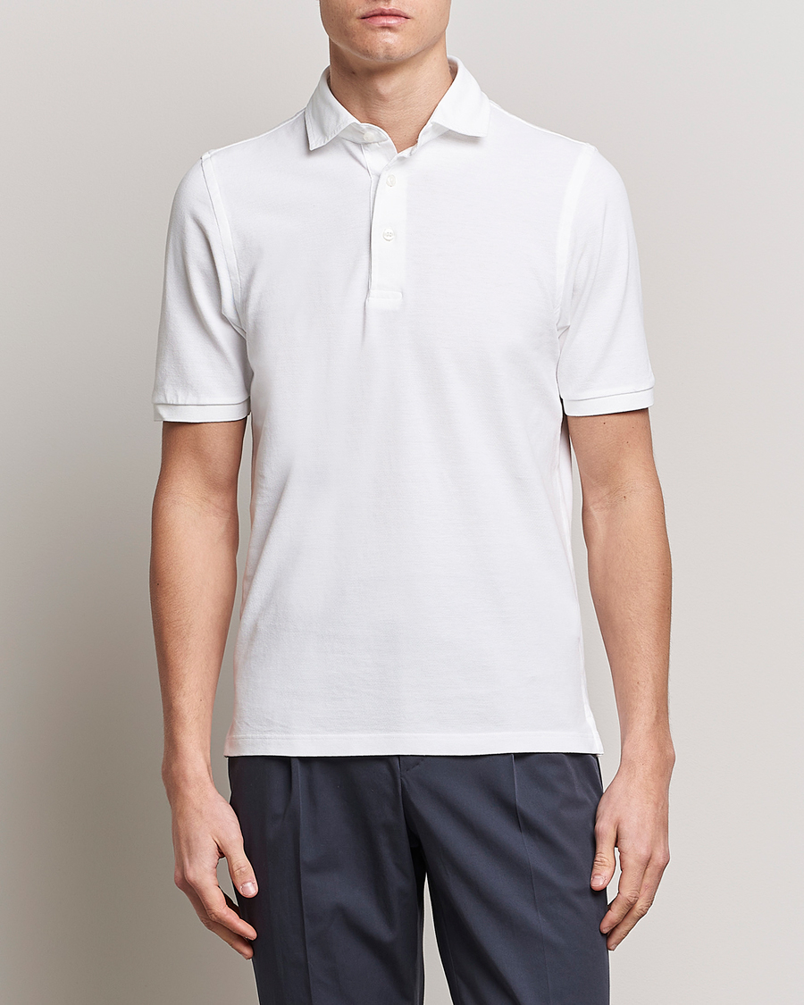 Mies | Pikeet | Gran Sasso | Washed Polo White