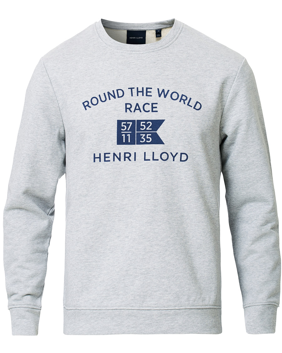 Mies | Puserot | Henri-Lloyd | Henri Lloyd RWR Crew Neck Sweatshirt Grey Melange