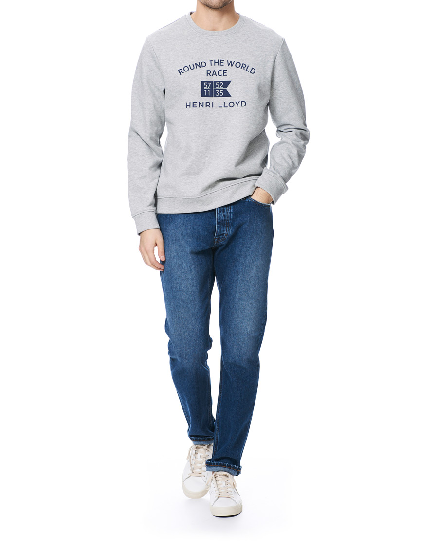 Mies | Puserot | Henri-Lloyd | Henri Lloyd RWR Crew Neck Sweatshirt Grey Melange