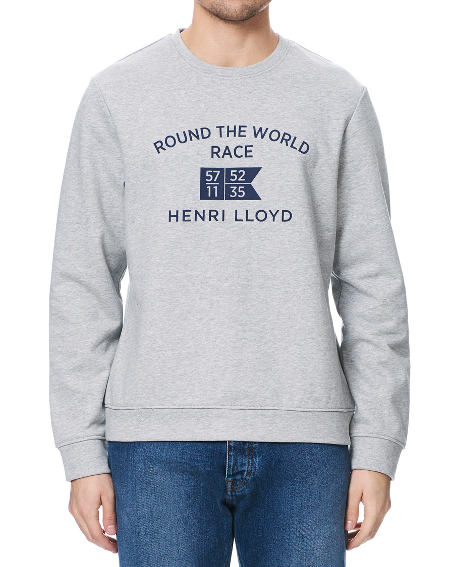Mies | Puserot | Henri-Lloyd | Henri Lloyd RWR Crew Neck Sweatshirt Grey Melange