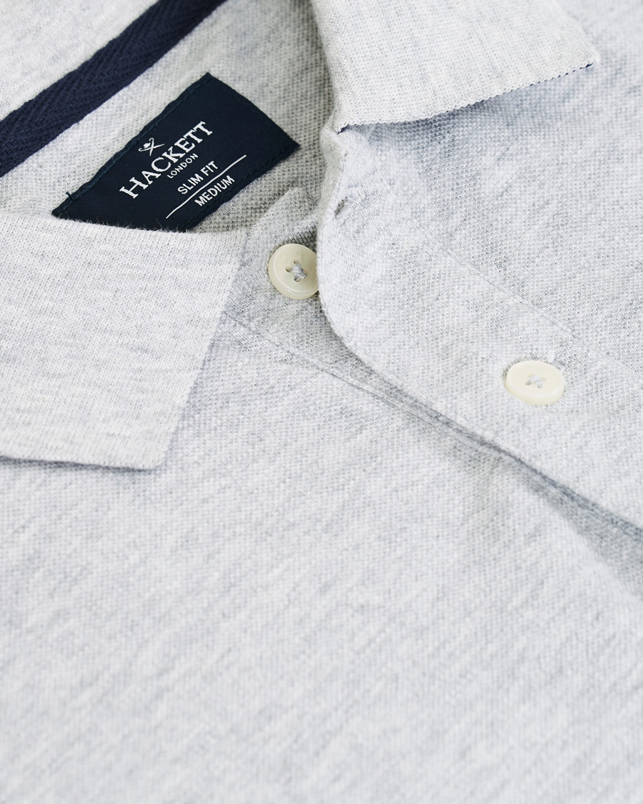 Mies | Pikeet | Hackett | Classic Polo Grey
