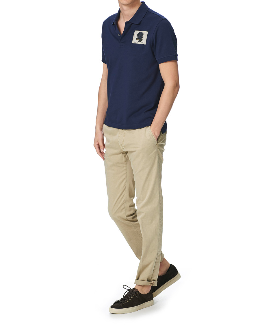Mies | Pikeet | Kent & Curwen | Small Rose Polo Navy