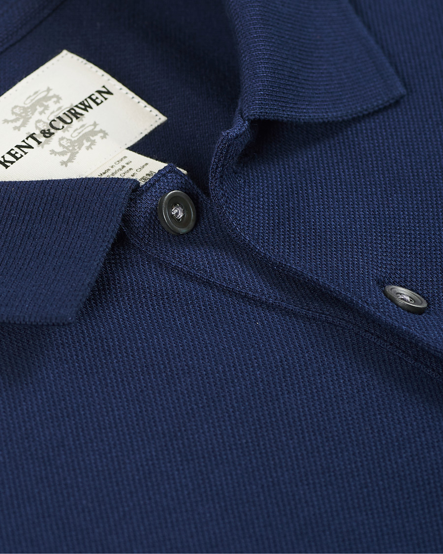Mies | Pikeet | Kent & Curwen | Small Rose Polo Navy