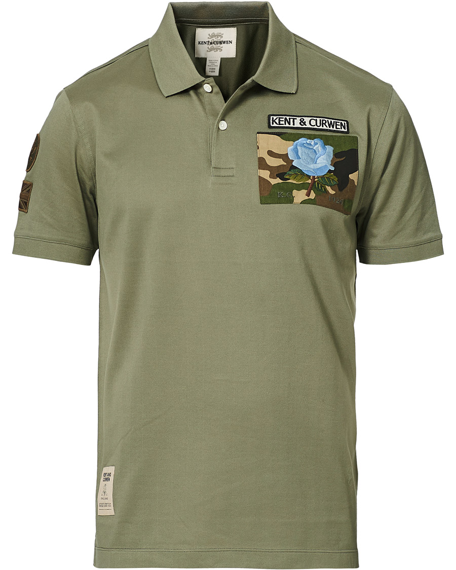 Mies | Pikeet | Kent & Curwen | Lowther Logo Polo Pingrove
