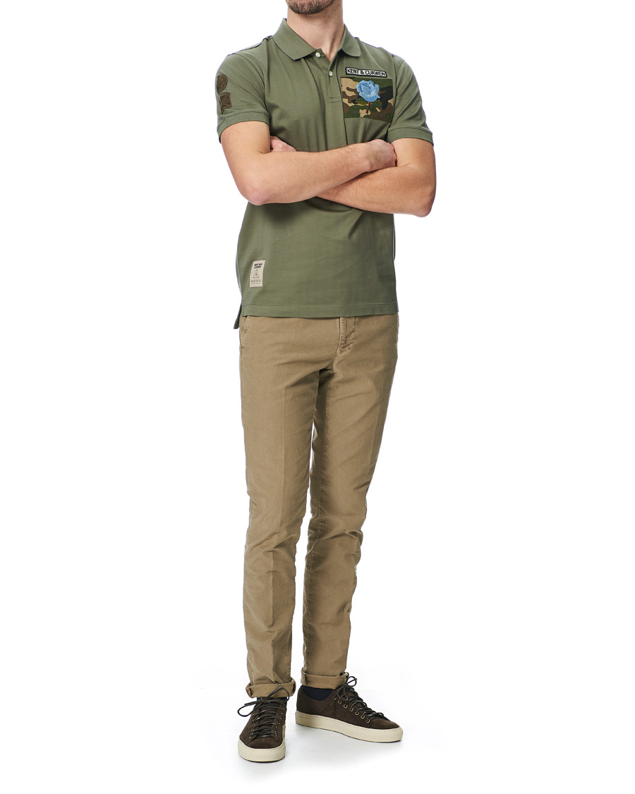 Mies | Pikeet | Kent & Curwen | Lowther Logo Polo Pingrove