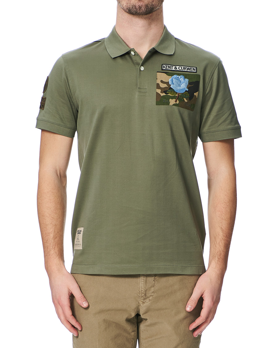 Mies | Pikeet | Kent & Curwen | Lowther Logo Polo Pingrove