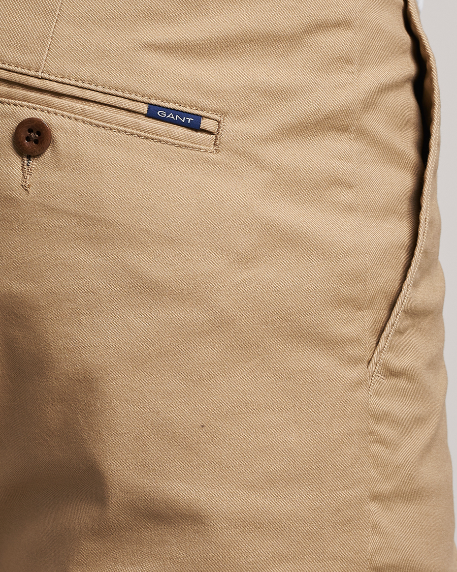 Mies | Housut | GANT | Slim Fit Tech Prep Chino Dark Khaki