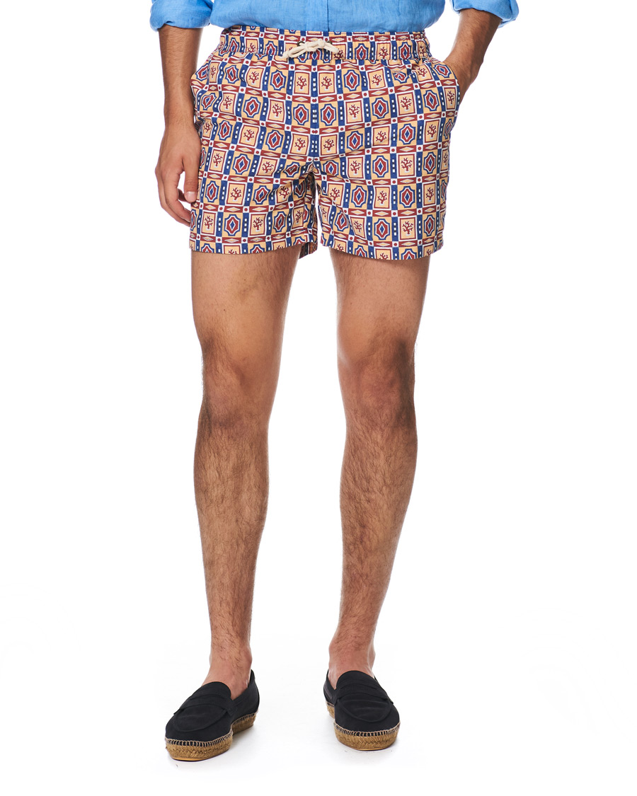 Mies | Uimahousut | Ripa Ripa | Printed Swimshorts Red/Blue