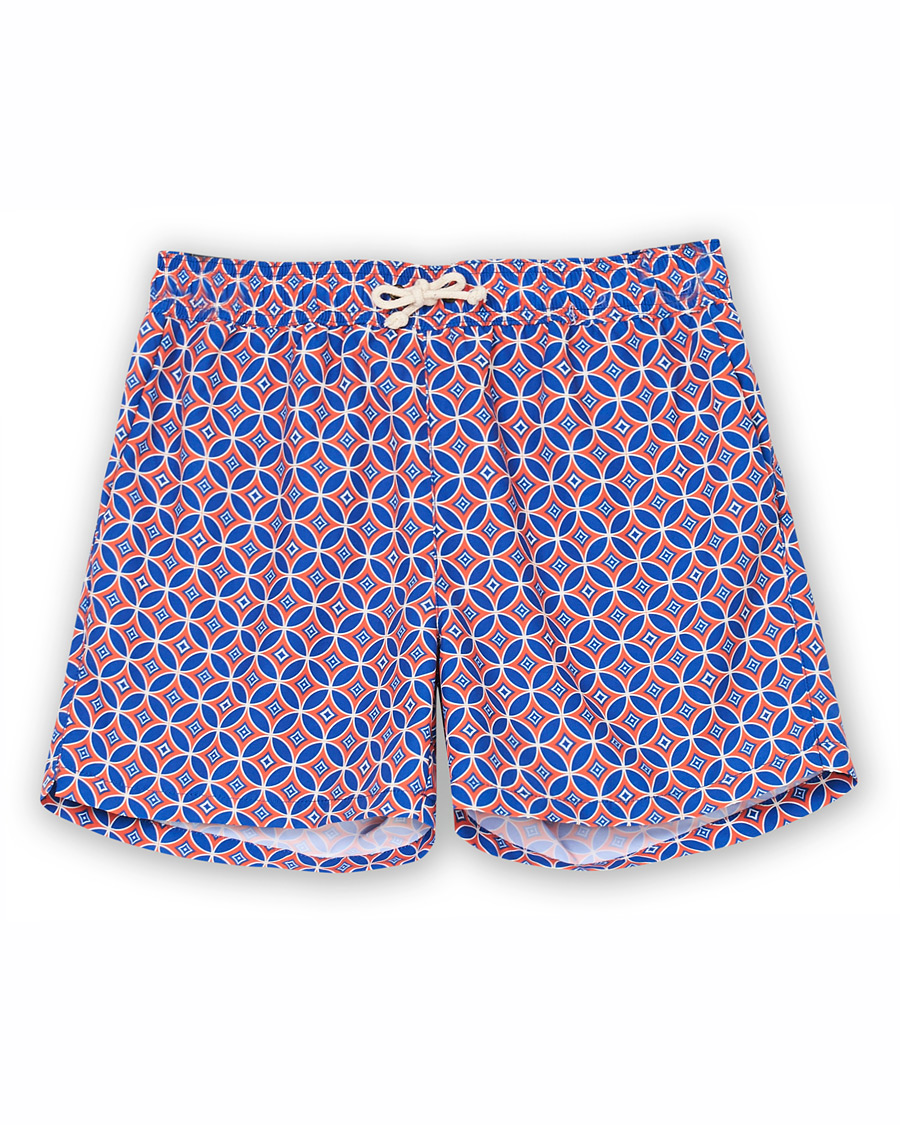 Mies | Uimahousut | Ripa Ripa | Levante Printed Swimshorts Red/Blue
