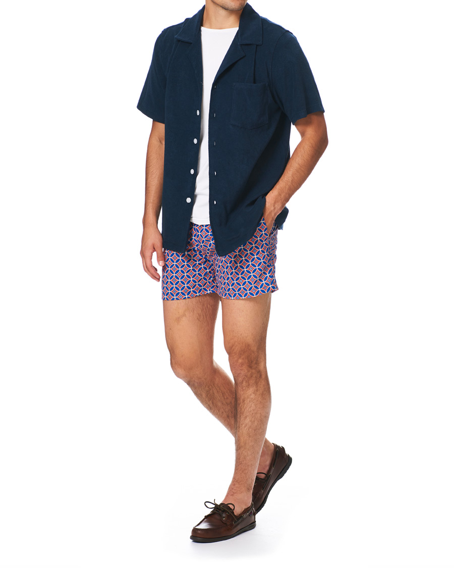 Mies | Uimahousut | Ripa Ripa | Levante Printed Swimshorts Red/Blue
