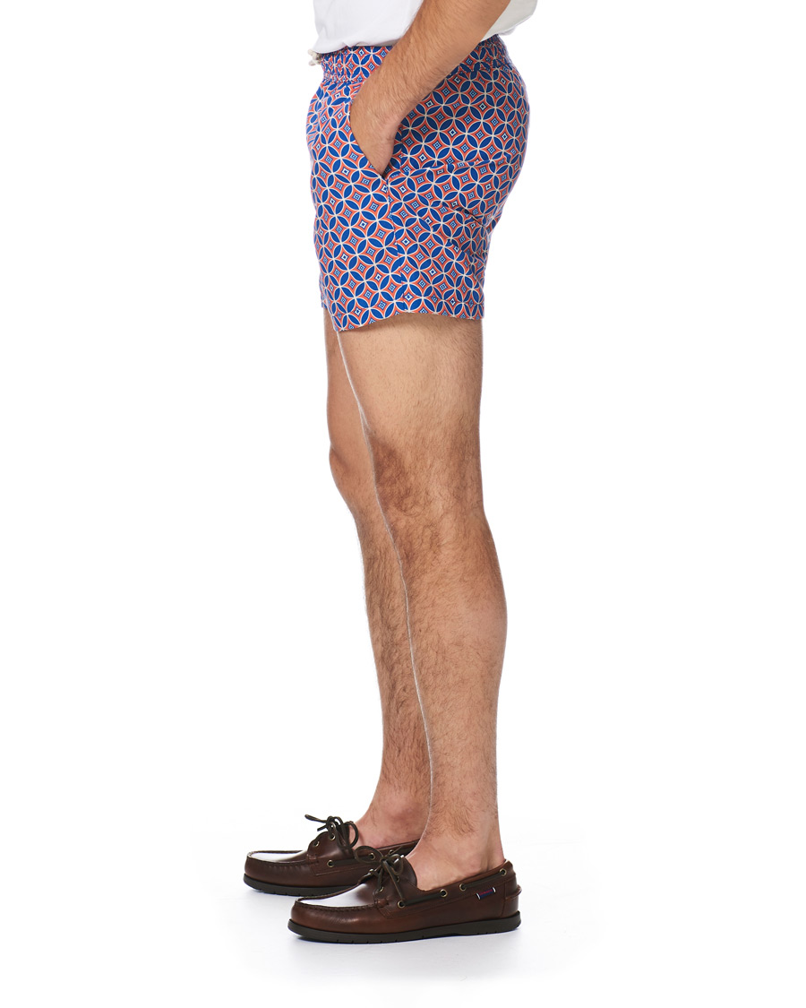 Mies | Uimahousut | Ripa Ripa | Levante Printed Swimshorts Red/Blue