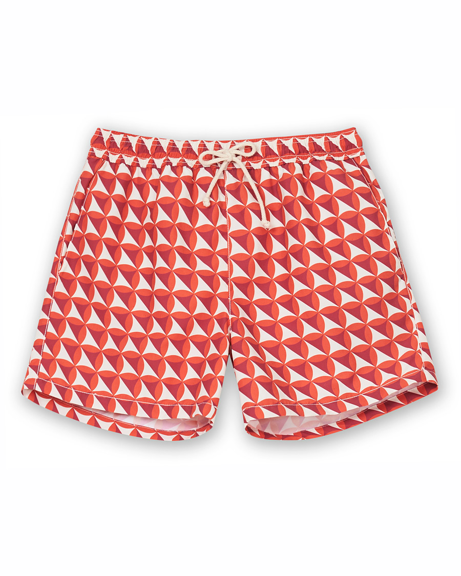 Mies | Uimahousut | Ripa Ripa | Vele Printed Swimshorts Red