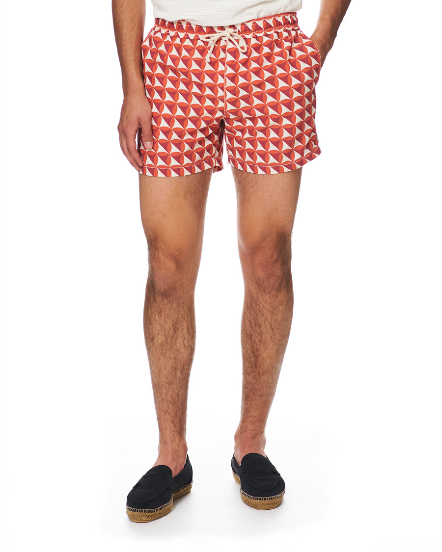 Mies | Uimahousut | Ripa Ripa | Vele Printed Swimshorts Red