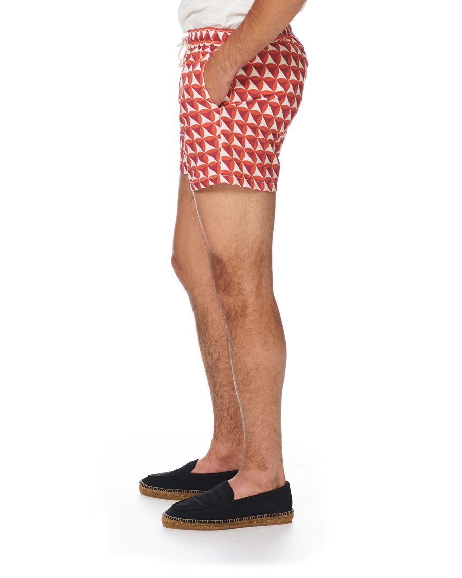 Mies | Uimahousut | Ripa Ripa | Vele Printed Swimshorts Red