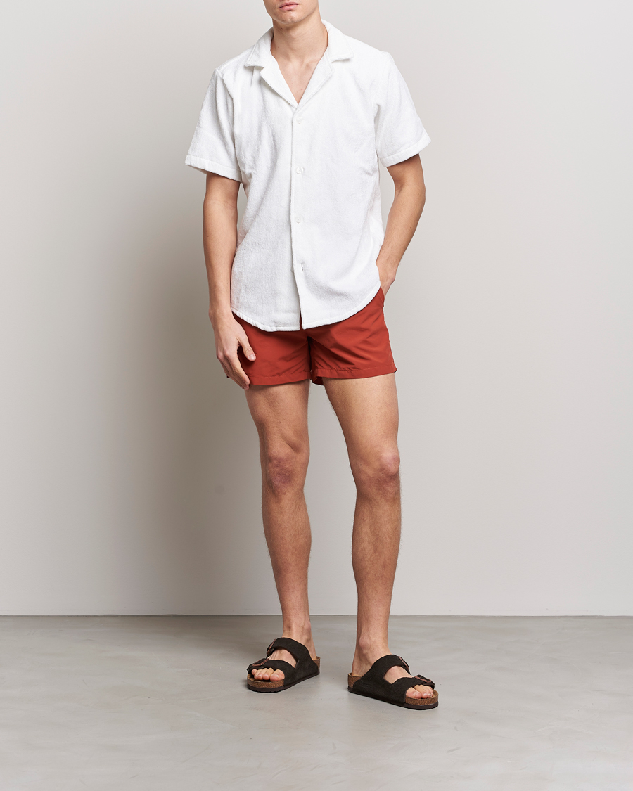 Mies | Uimahousut | Ripa Ripa | Plain Swimshorts Orange