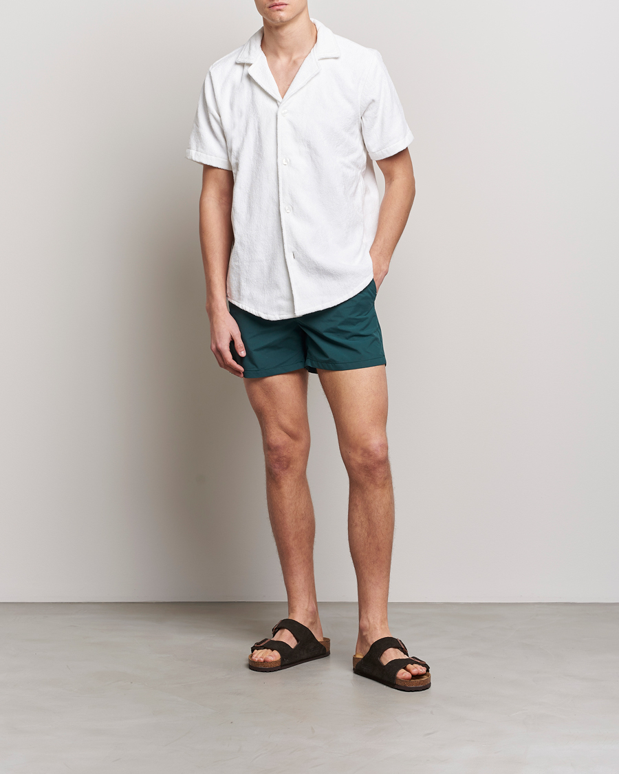 Mies | Uimahousut | Ripa Ripa | Plain Swimshorts Green