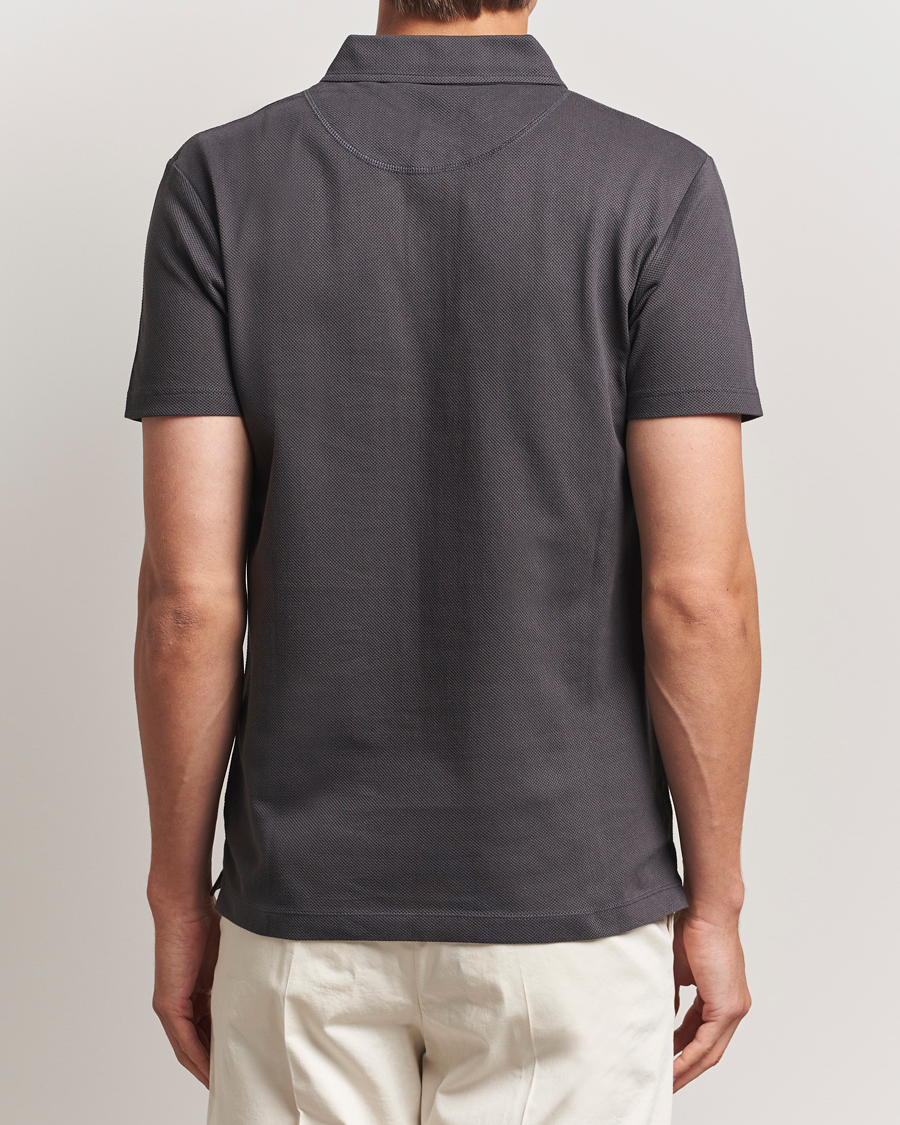 Mies | Pikeet | Sunspel | Riviera Polo Shirt Charcoal