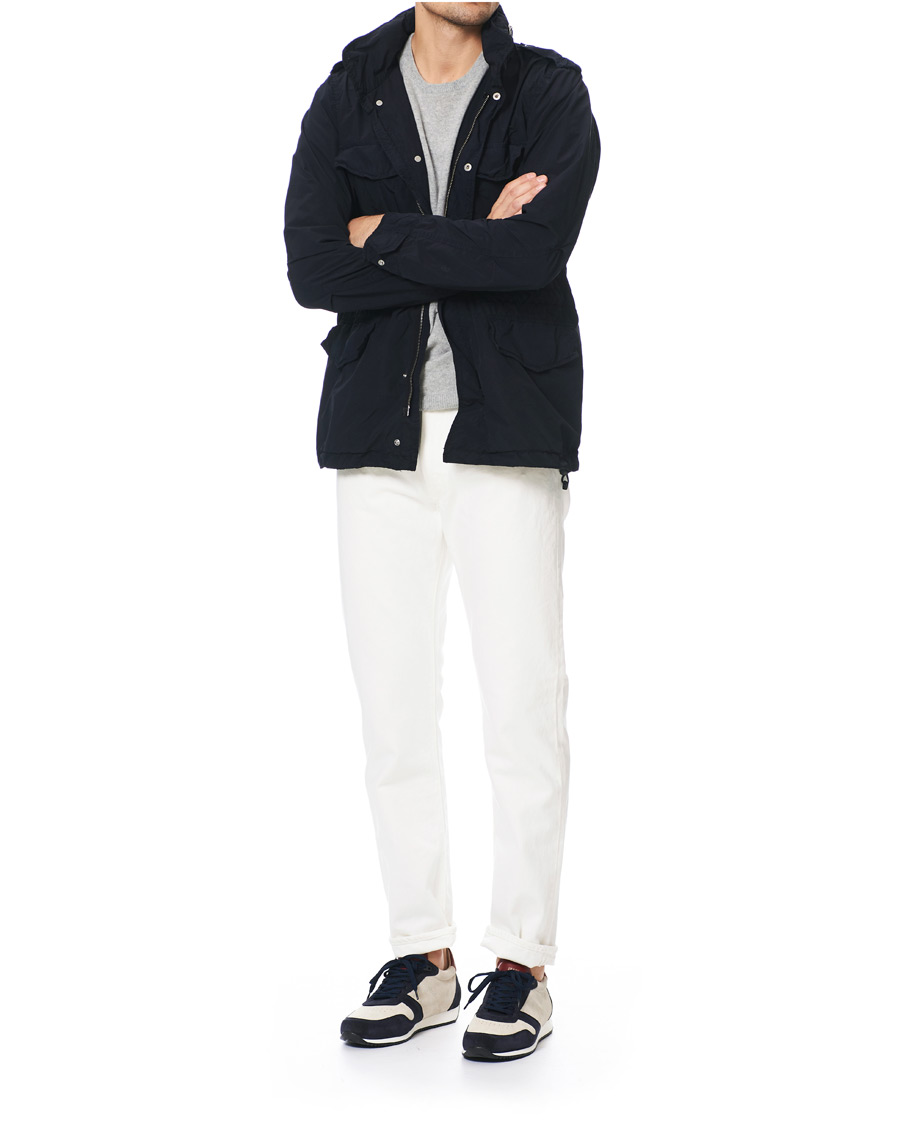 Mies | Zespà ZSP6 Suede Runner Sneakers Off White/Cerise | Zespà | ZSP6 Suede Runner Sneakers Off White/Cerise