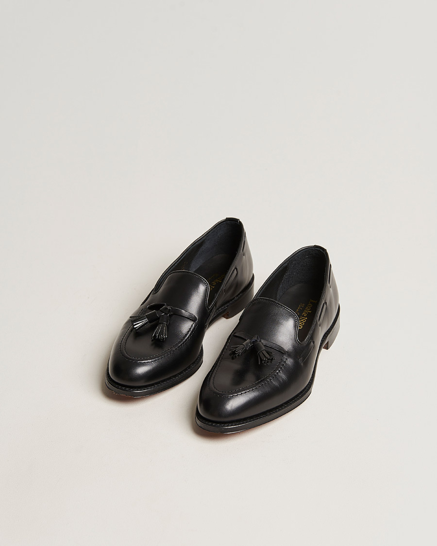 Mies | Loaferit | Loake 1880 | Russell Tassel Loafer Black Calf