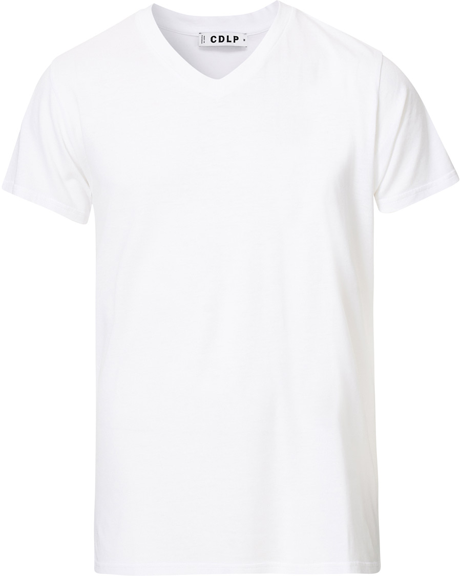 Mies | T-paidat | CDLP | V-Neck Tee White