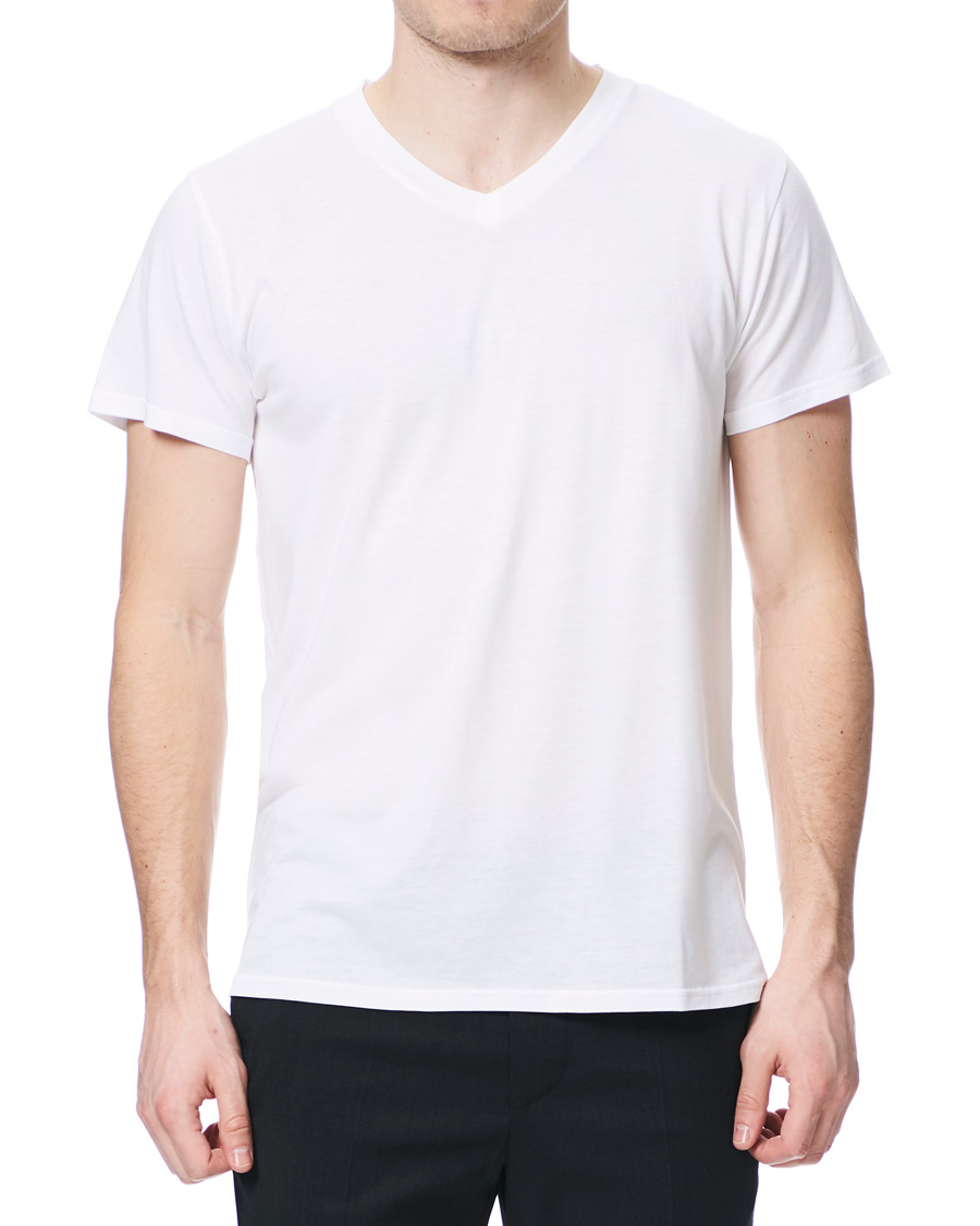 Mies | T-paidat | CDLP | V-Neck Tee White