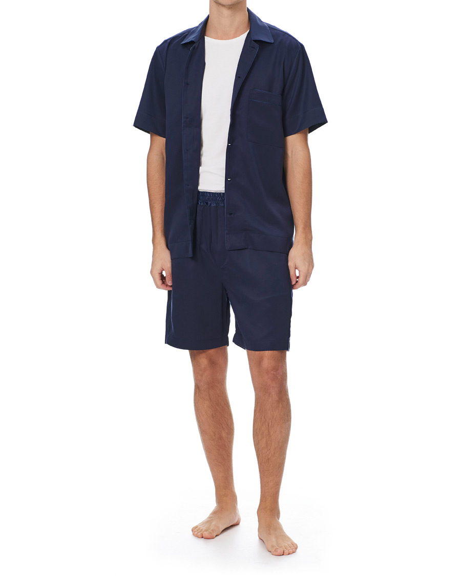 Mies | Yöpuvut ja kylpytakit | CDLP | Home Suit Short Sleeve Navy Blue