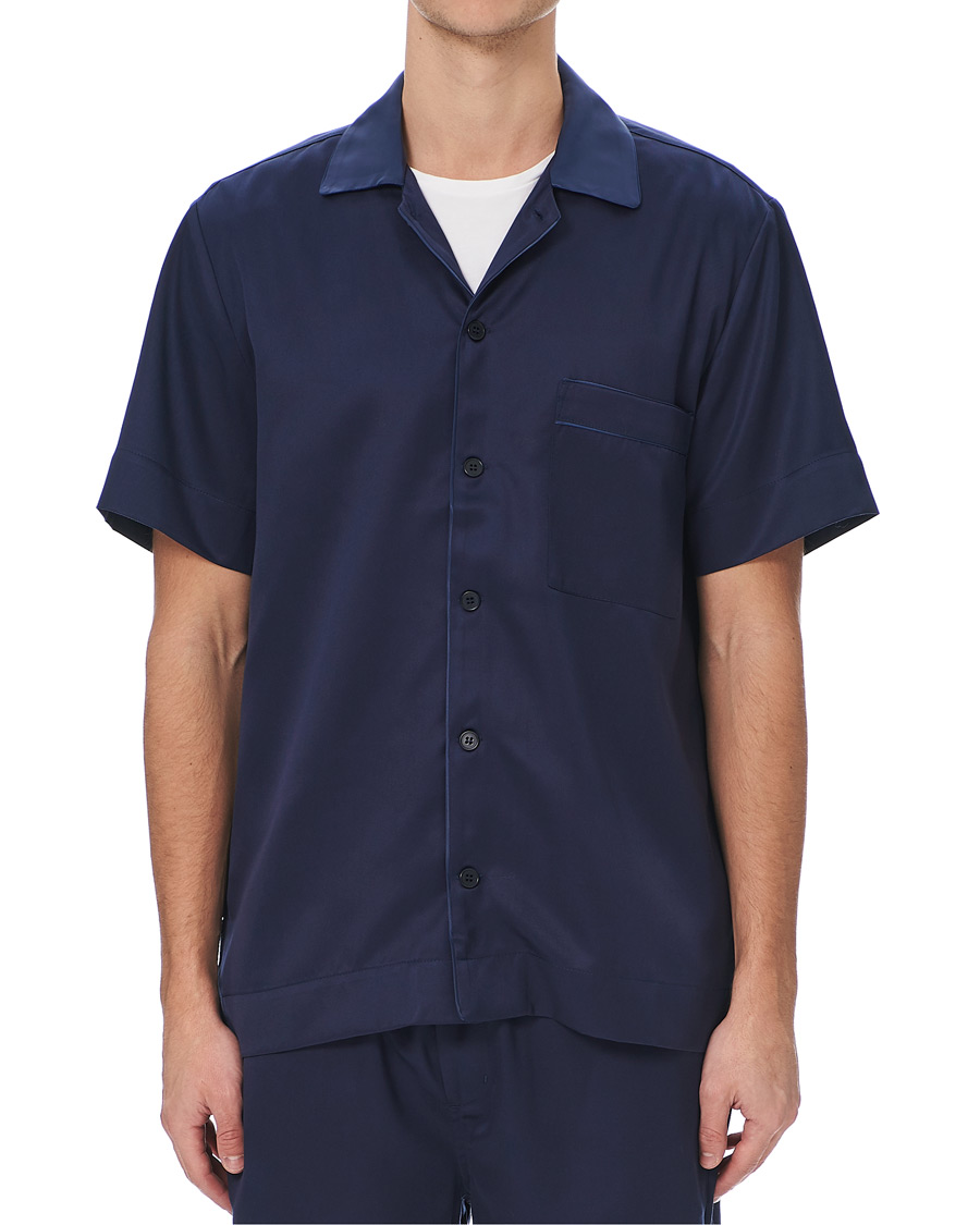 Mies | Yöpuvut ja kylpytakit | CDLP | Home Suit Short Sleeve Navy Blue
