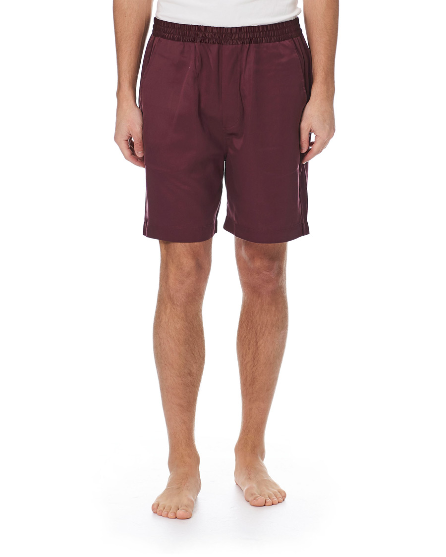 Mies | Yöpuvut ja kylpytakit | CDLP | Home Suit Short Sleeve Burgundy