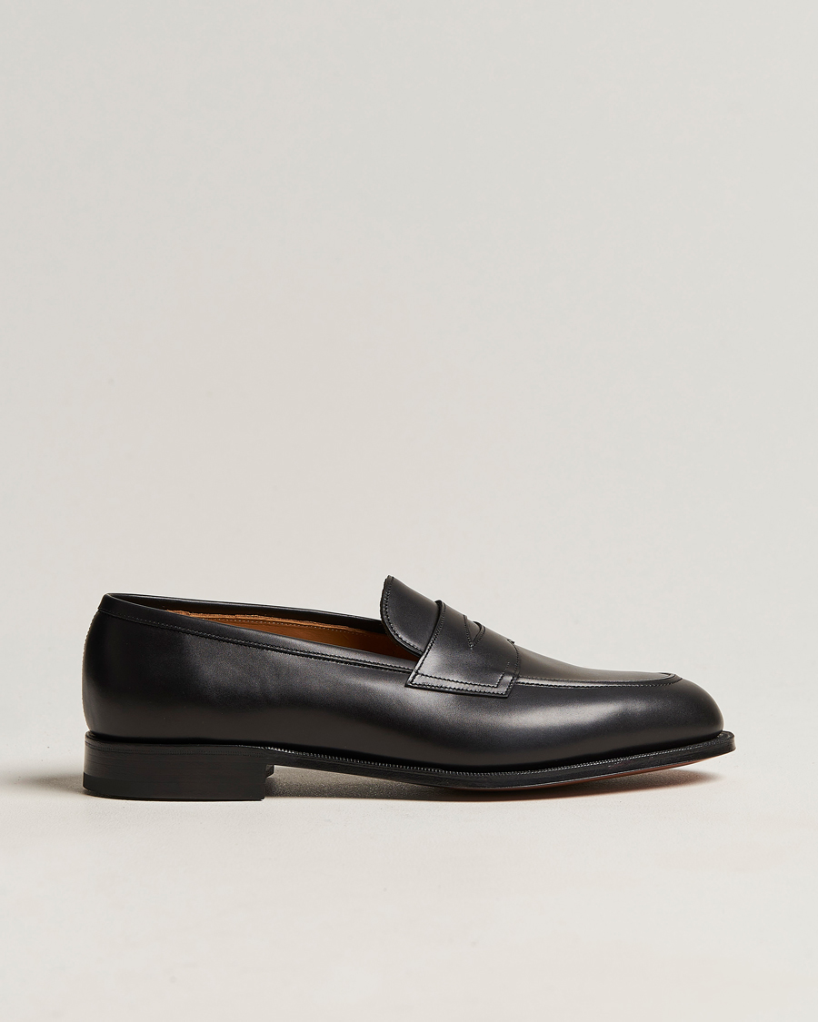 Mies | Edward Green Piccadilly Penny Loafer Black Calf | Edward Green | Piccadilly Penny Loafer Black Calf
