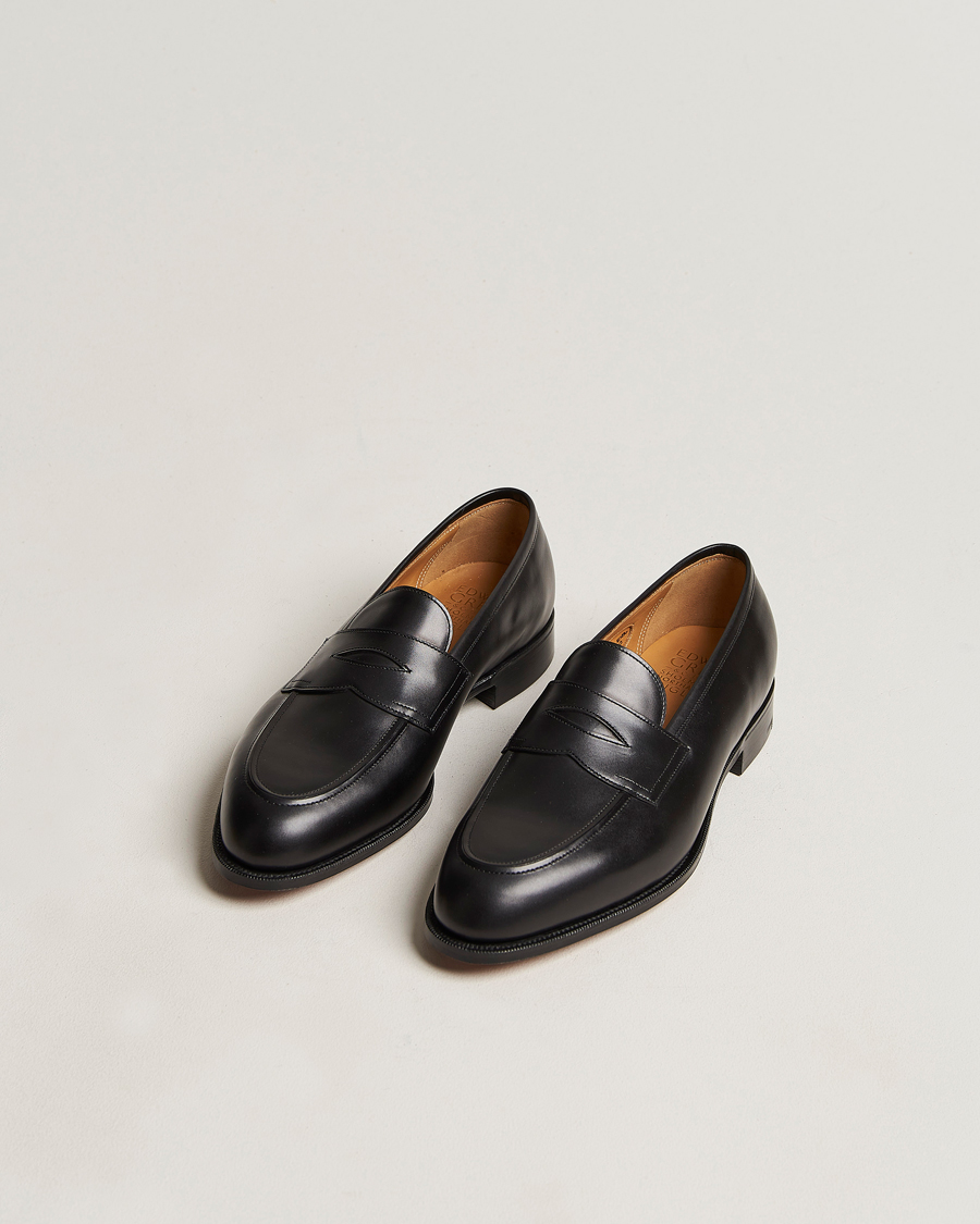 Mies | Edward Green Piccadilly Penny Loafer Black Calf | Edward Green | Piccadilly Penny Loafer Black Calf