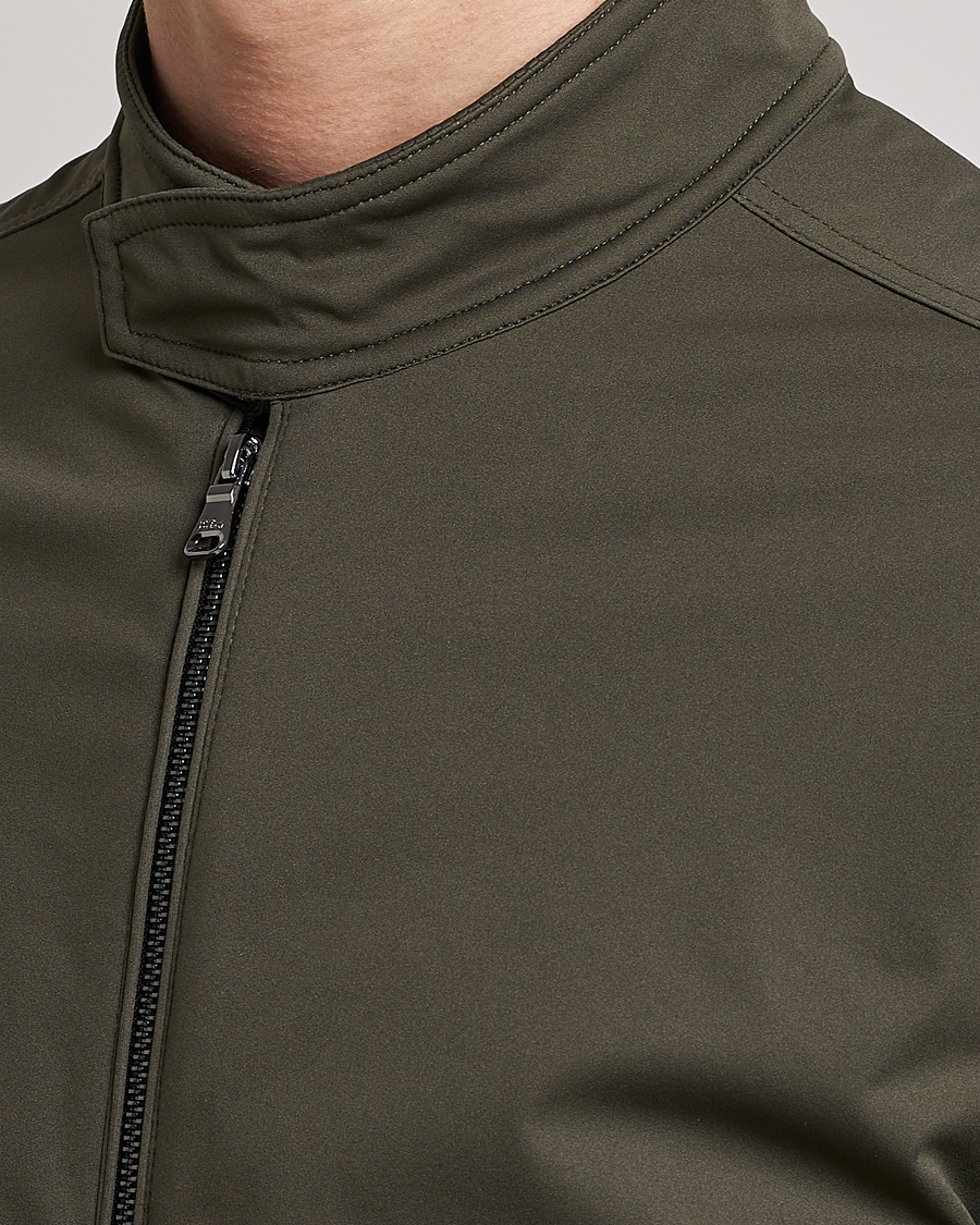 Mies | Takit | Oscar Jacobson | Harris Harrington Nylon Jacket Green