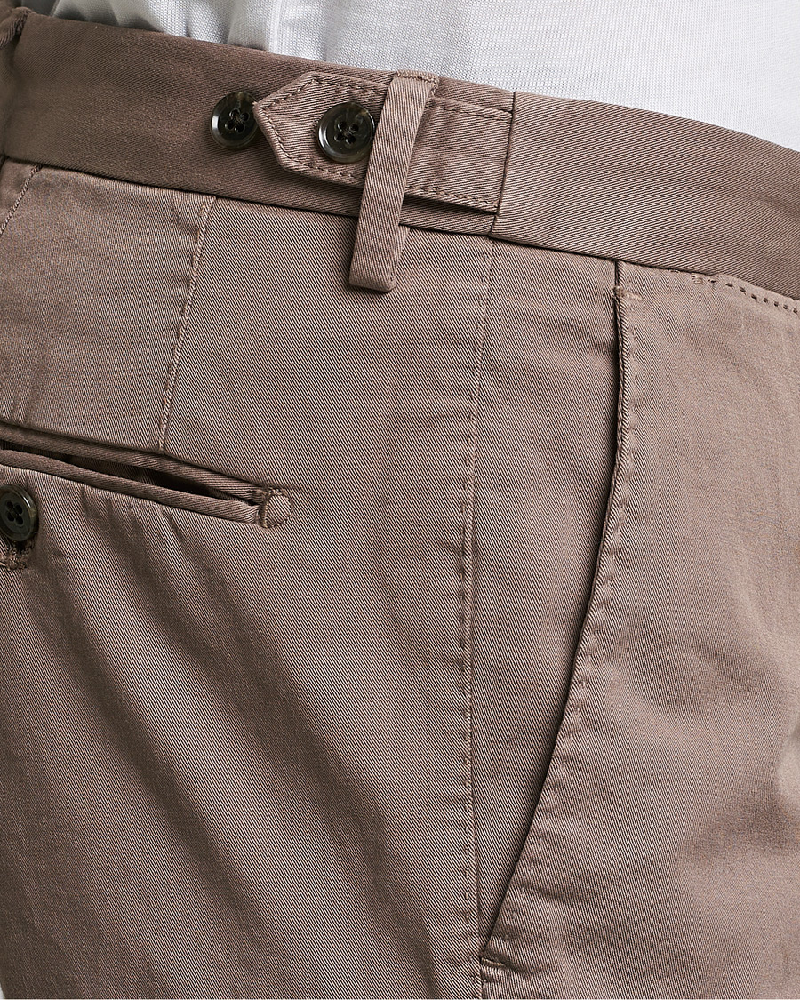 Mies | Housut | Oscar Jacobson | Danwick Side Adjusters Chino Light Brown