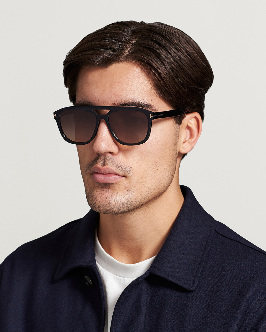 Mies |  | Tom Ford | Gerrard FT0776 Sunglasses Black/Gradient