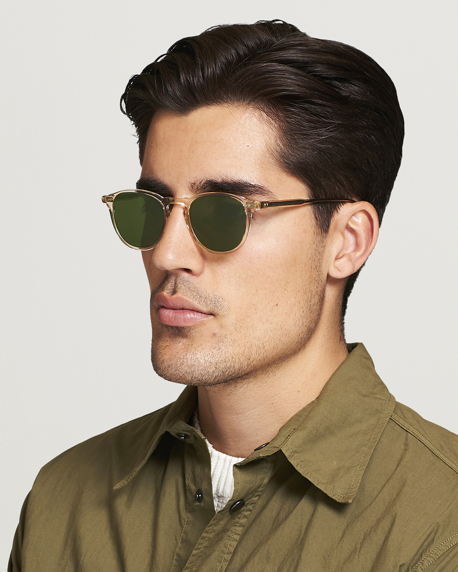 Mies |  | Garrett Leight | Hampton 46 Sunglasses Pure Green