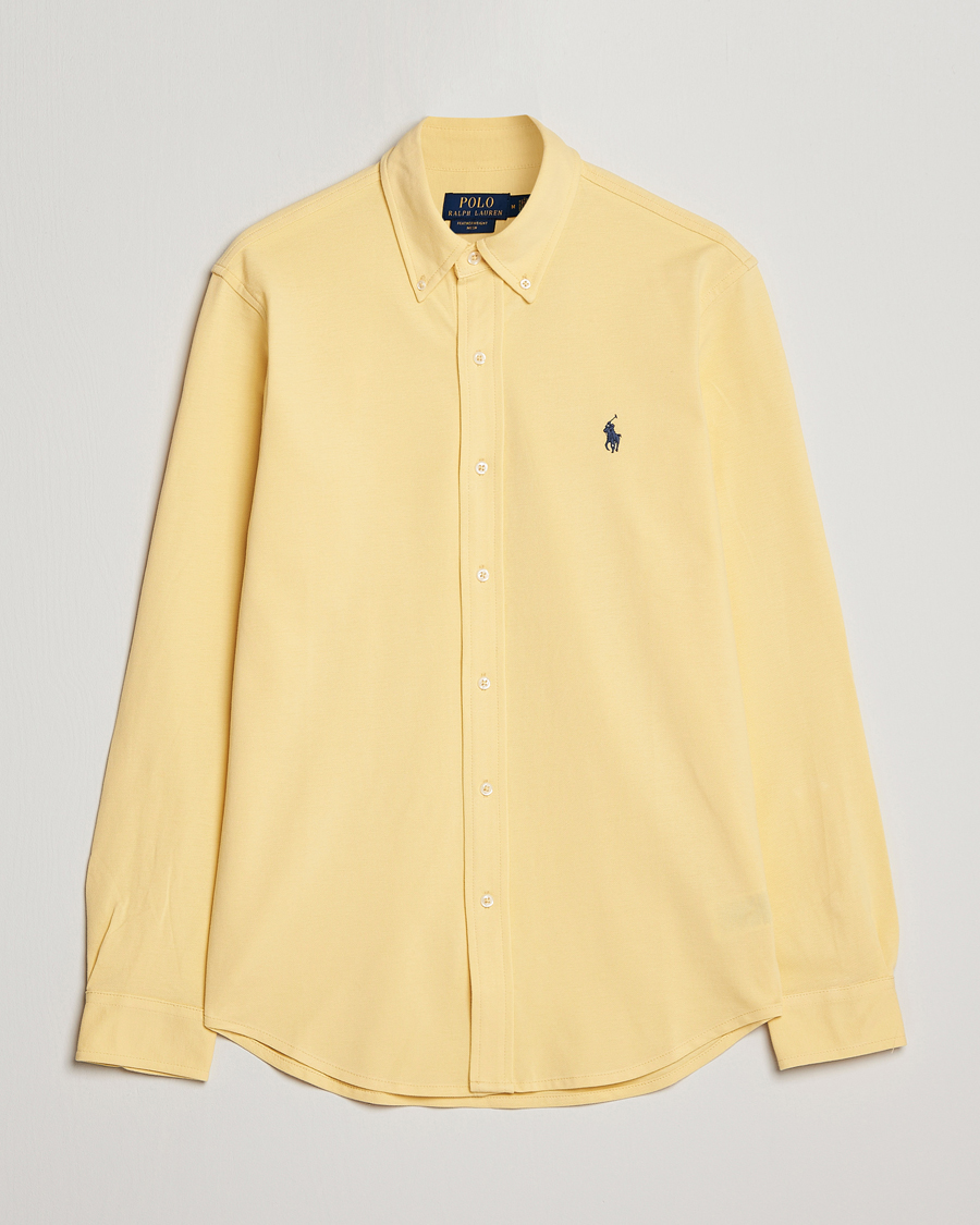 Mies | Kauluspaidat | Polo Ralph Lauren | Featherweight Mesh Shirt Corn Yellow