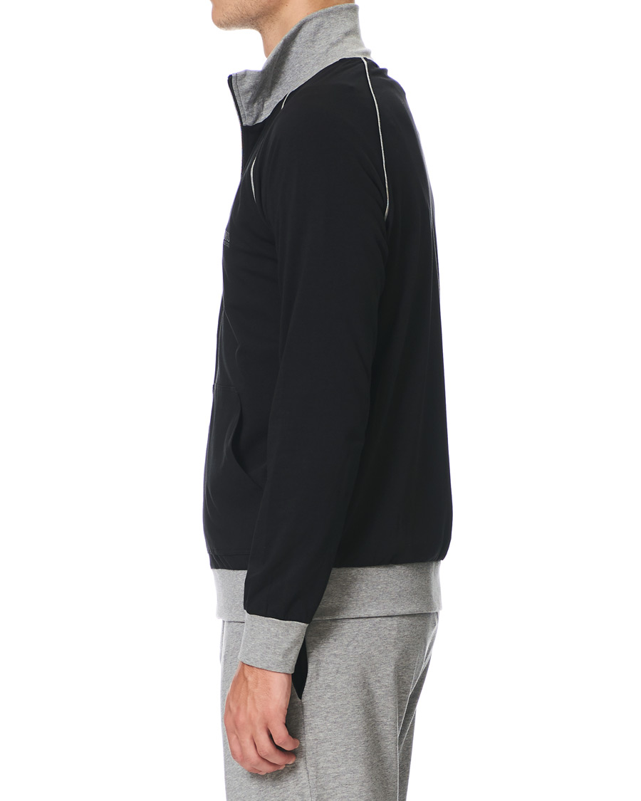 Mies | BOSS Loungewear Full-Zip Sweater Black | BOSS BLACK | BOSS Loungewear Full-Zip Sweater Black