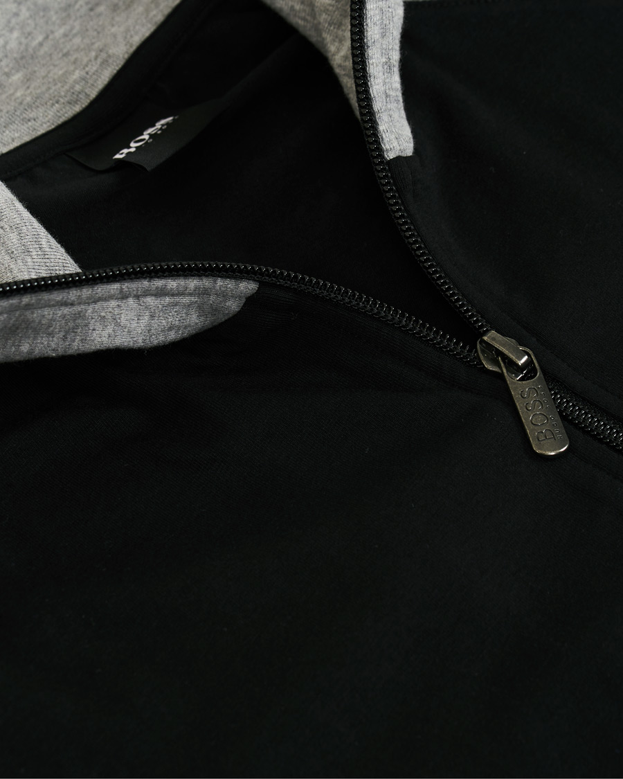 Mies | BOSS Loungewear Full-Zip Sweater Black | BOSS BLACK | BOSS Loungewear Full-Zip Sweater Black