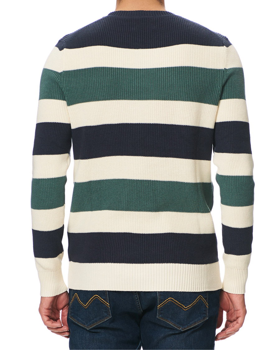 Mies | Puserot | Morris | Cardew Stripe O-neck Sweater Multi